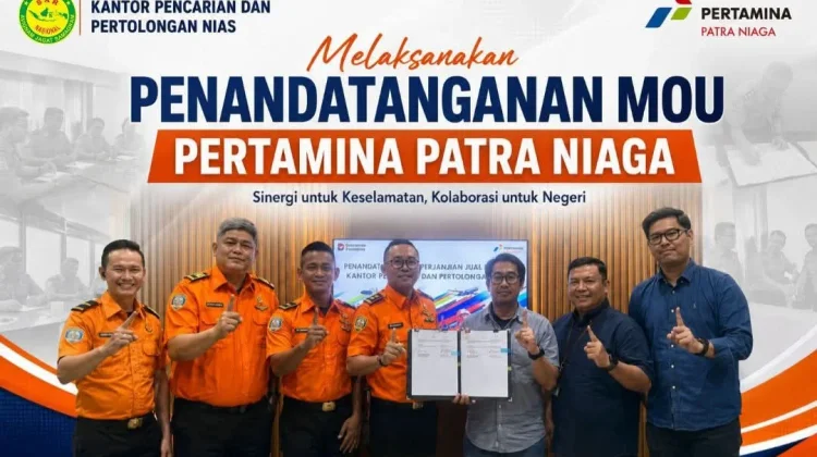 Basarnas Nias Teken MOU dengan Pertamina Patra Niaga, Perkuat Sinergi SAR