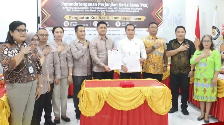 PKS KPU Kota Gunungsitoli dan Kejari Dukung Kepastian Hukum di Kepemiluan