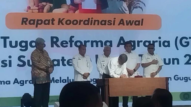 Pemkab Nias Barat Hadiri Rakor Awal Reforma Agraria Sumut