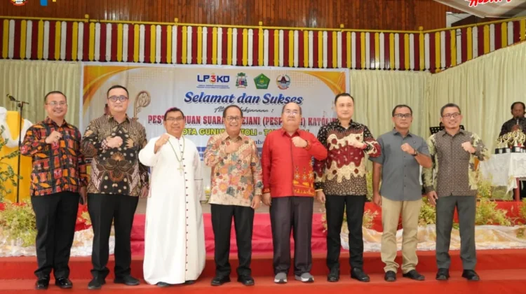 Pemko Gunungsitoli Hadiri Pesparani Katolik 2026, Perkuat Kerukunan