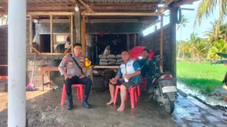 Pasca Banjir, Personel Sirombu Lakukan Pemantauan