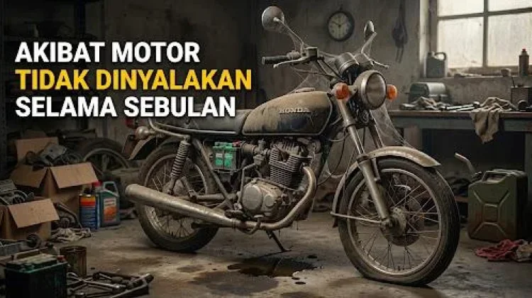 Motor Sebulan Tidak Dinyalakan, Ini Dampaknya