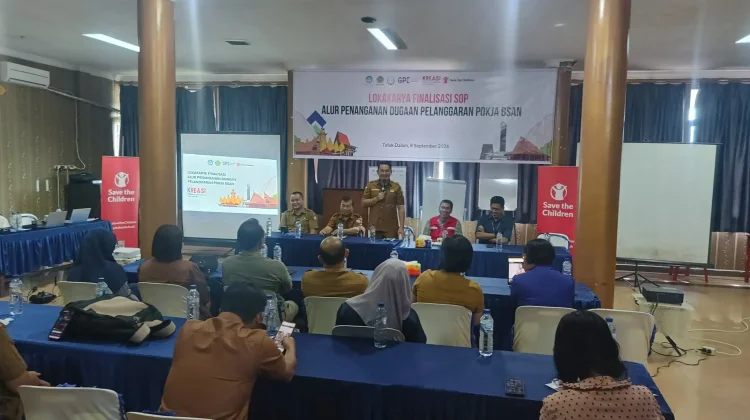 Pj. Sekda Nias Selatan Buka Lokakarya Finalisasi SOP Penanganan Dugaan Pelanggara
