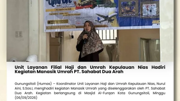 Persiapan Umroh, Kemenhaj dan PT Sahabat Dua Arah Gelar Pembekalan