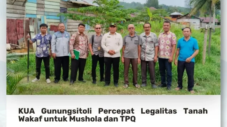 Amankan Aset Ummat, Tanah Wakaf di Desa Miga Mulai Diukur BPN