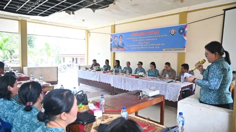 TP PKK Nias Selatan Gelar Pembinaan 10 Program Pokok di Kecamatan Amandraya