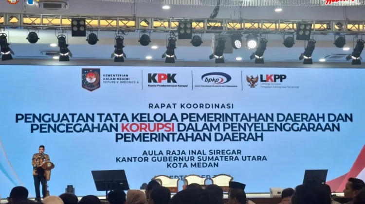 Perkuat Integritas, Pemko Gunungsitoli Ikuti Rakor Antikorupsi