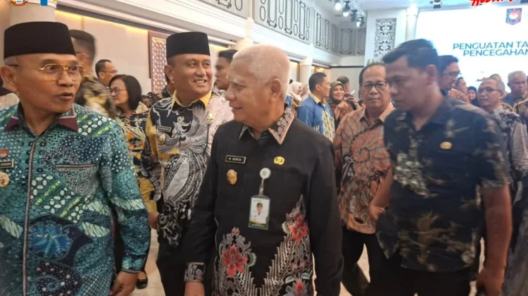 Perkuat Integritas, Pemko Gunungsitoli Ikuti Rakor Antikorupsi