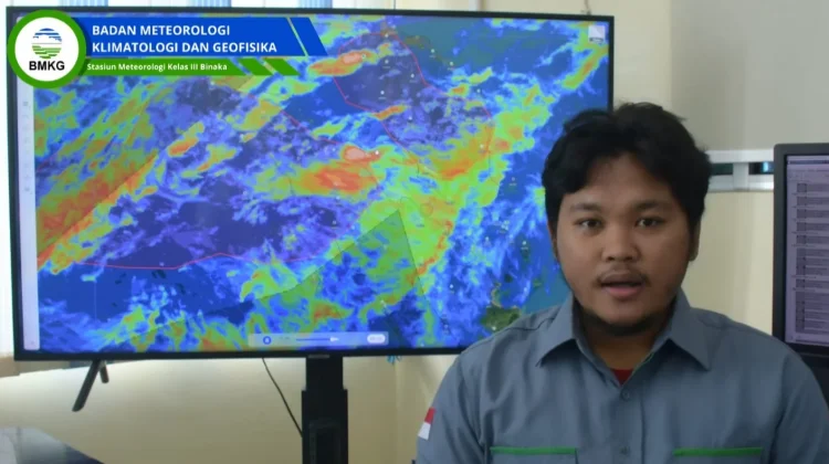 Prediksi Hujan Ringan-Sedang di Wilayah Kepulauan Nias Siang-Malam Hari