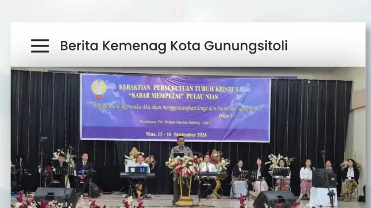 PTK Kabar Mempelai Nias Ajak Umat Hidup Berserah kepada Yesus