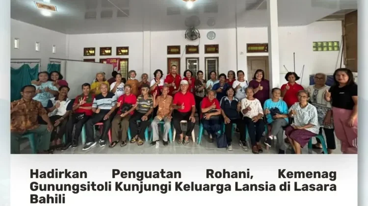 Tingkatkan Iman Kaum Lansia, Penyuluh Agama Kemenag Laksanakan Pelayanan