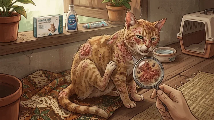 Kenali Penyebab Scabies pada Kucing dan Cara Mencegahnya