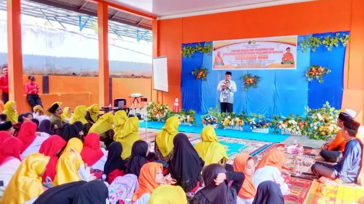 MIN 1 Gunungsitoli Kolaborasi dengan Basarnas Nias Gelar Maulid Nabi