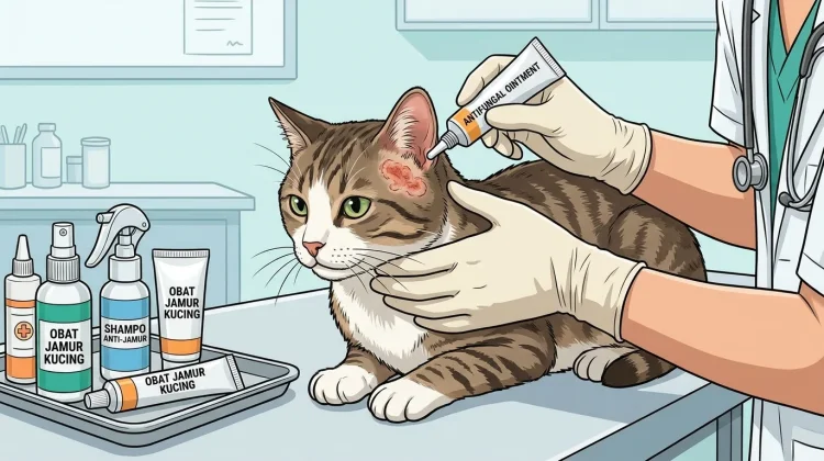 Cara Mengatasi Jamur pada Kucing agar Tidak Menyebar