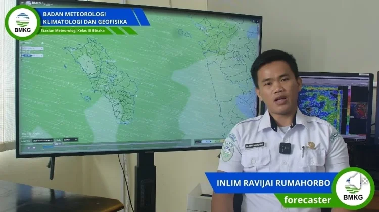 Umumnya Kepulauan Nias Berawan, Nias Barat dan Selatan Berpotensi Hujan Ringan