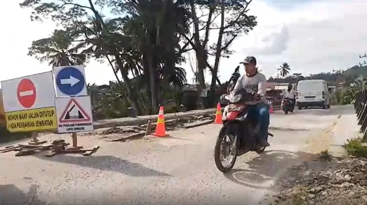 Jembatan Darurat di Atas Jembatan Lama, Ini Penjelasan Pengawas Soal Macet Moawo