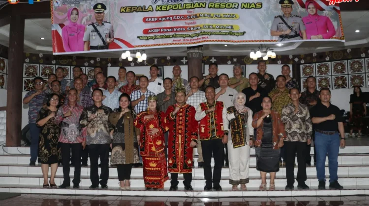 Temu Pisah Kapolres Nias, Wali Kota Gunungsitoli Hadir Perkuat Sinergi