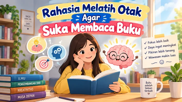 Rahasia Melatih Otak agar Suka Membaca Buku