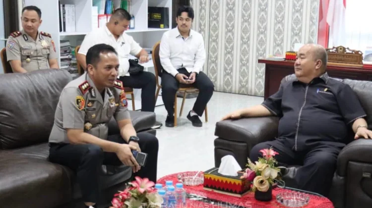 Kapolres Nias Silaturahmi dengan Pimpinan DPRD Kota Gunungsitoli