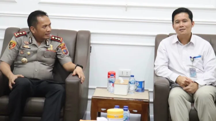 Kapolres Nias Sambut Kunjungan Pimpinan Bulog Gunungsitoli