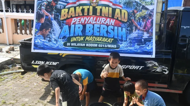 Bantuan Air Bersih Ringankan Kebutuhan Panti Asuhan Faomasi Zoaya