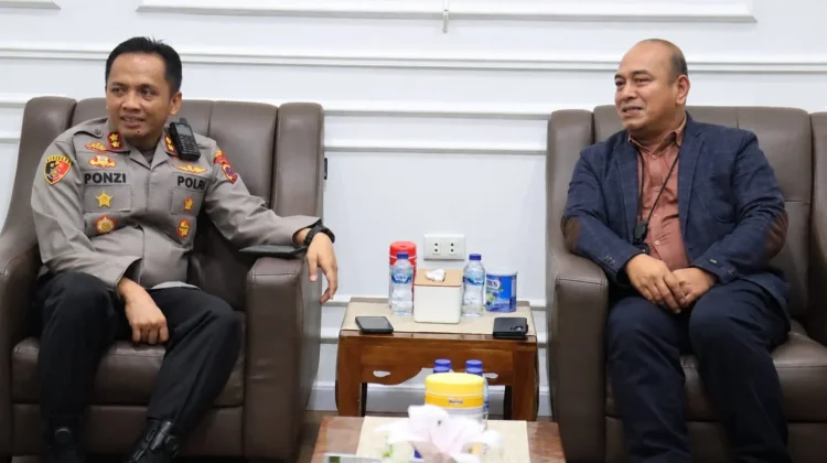 Kapolres Nias Terima Kunjungan Manager PLN UP3 Nias