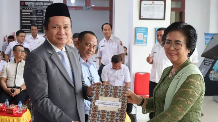 Salome Waruwu Dilantik sebagai Pj Sekda Nias Barat