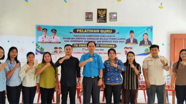 Dinas Pendidikan Nias Barat Latih Guru TK Maju Bersama