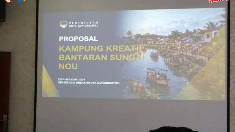 Bantaran Sungai Nou Ilir Bersiap Jadi Kampung Kreatif Berbasis Budaya