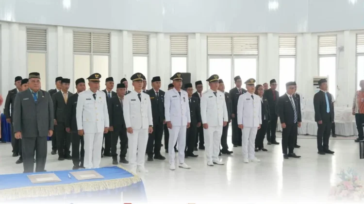 Bupati Nias Utara Lantik 31 Pejabat Struktural, Tekankan Integritas Harga Mati