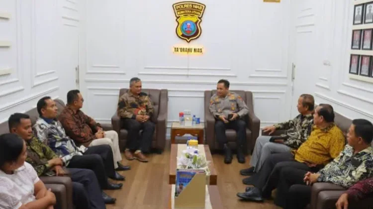 Kapolres Nias Sambut Kunjungan Tokoh Agama ONKP
