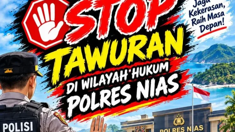 Polres Nias Ajak Pelajar Stop Tawuran dan Jaga Masa Depan