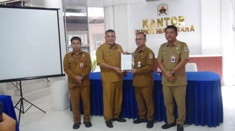 Sekda Nias Utara Pimpin Sertijab 9 Pejabat Baru Hasil Mutasi 2026