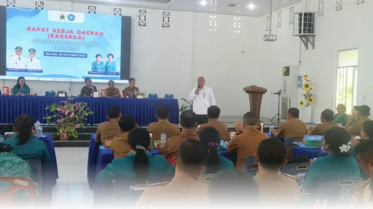 Gelar Rakerda TP-PKK 2026, Pemkab Nias Utara Perkuat Pemberdayaan Keluarga