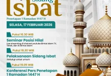 Sidang Isbath Awal Ramadhan Digelar Hari Ini