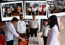 Produk UMKM WBP Lapas Gunungsitoli Diserahkan di Kantor Imigrasi Nias