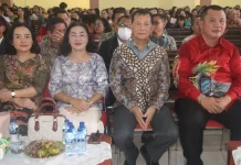Wabup Nias Utara Hadiri Perayaan Ulang Tahun Gereja BNKP Hosiana