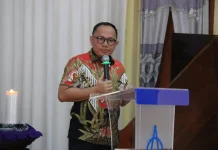 Kajari Rokan Hulu Hadiri Perayaan Ulang Tahun BNKP Hosiana