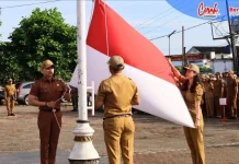 Pemkab Nias Barat Gelar Upacara Bendera
