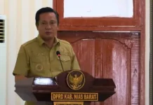 Bupati Eliyunus Hadiri Rapat Paripurna DPRD