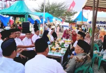 Menjelang Pembukaan, Lokasi Ramadan Fair Gunungsitoli Terus Dibenahi