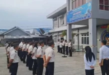 Apel Pagi Pegawai di Lapas Gunungsitoli Demi Kedisiplinan dan Kualitas Kinerja