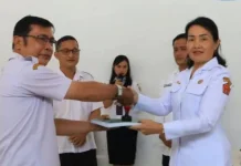 Jabatan Camat Ulu Moro'o Diserahterimakan