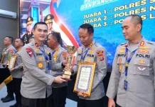 Polres Nias Raih Juara Layanan Call Center 110