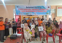 Sosialisasi KIE Daerah Rawan Bencana di Kelurahan Ilir, Ini Peranan Kaum Ibu