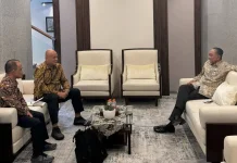 Bupati Nias Utara Audiensi di Kementerin PU