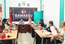 Koordinasi KPU Kota Gunungsitoli dan Bawaslu Demi Pemutakhiran Data Pemilih