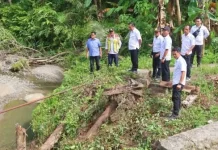 Bupati Eliyunus Tinjau Jalan Penghubung Lolowau-Hiliadulo Onolimbu