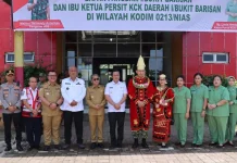 Kapolres Nias Sambut Kedatangan Pangdam I/Bukit Barisan