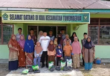 Perdana, KUA Tuhemberua Santuni Yatim dan Dhuafa di Bulan Ramadhan